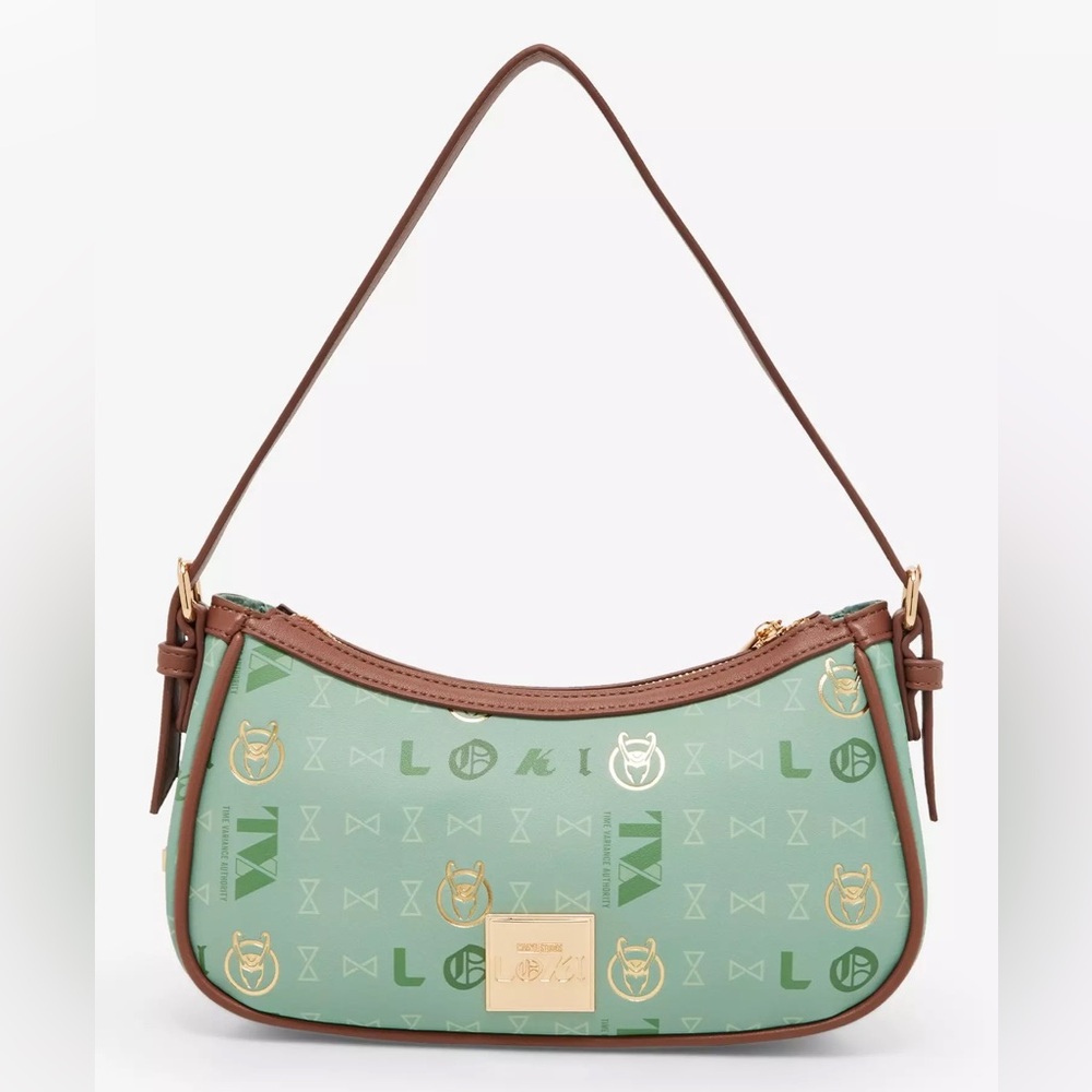 Marvel Loki TVA Logo Allover Print Shoulder Bag‎ - BoxLunch Exclusive MCU